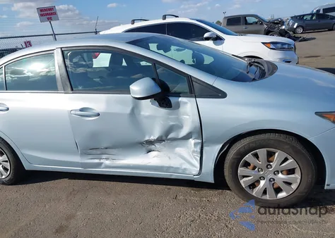 2012 Honda Civic Lx из США, поврежденный, VIN 2HGFB2F58CH538191